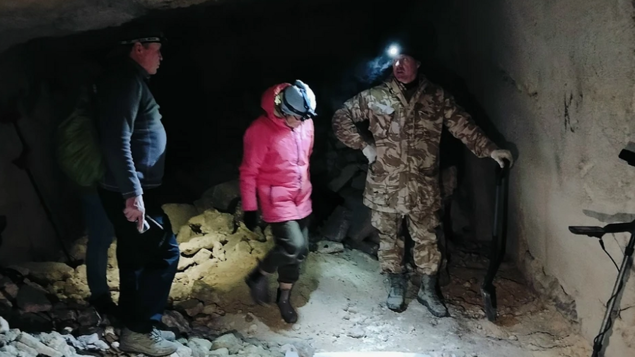 В керченских каменоломнях нашли останки двух партизанов со времен ВОВ В Старокарантинских каменоломнях Керчи поискови...