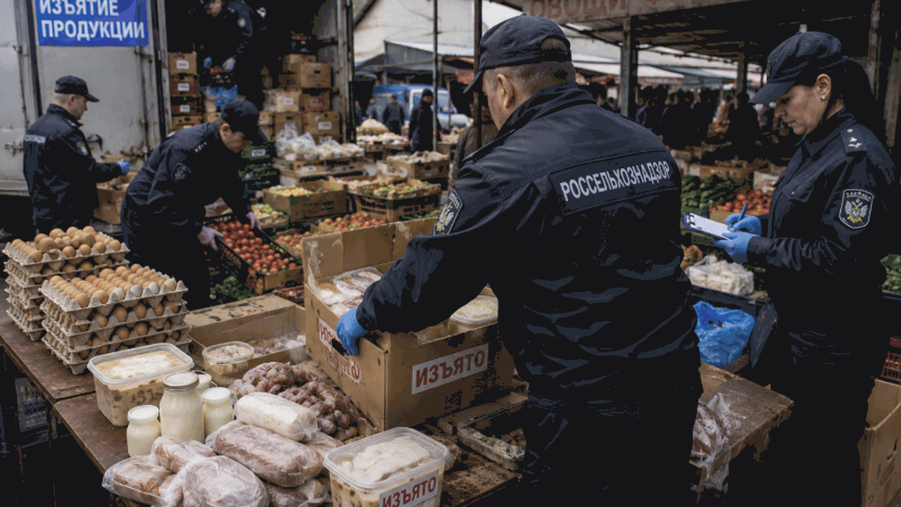 На рынках Крыма за полмесяца изъяли 700 кг опасных продуктов Госкомитет ветеринарии Крыма сообщил об изъятии...