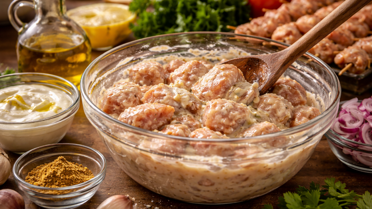 Быстрый маринад из кефира, масла и лука спасает...