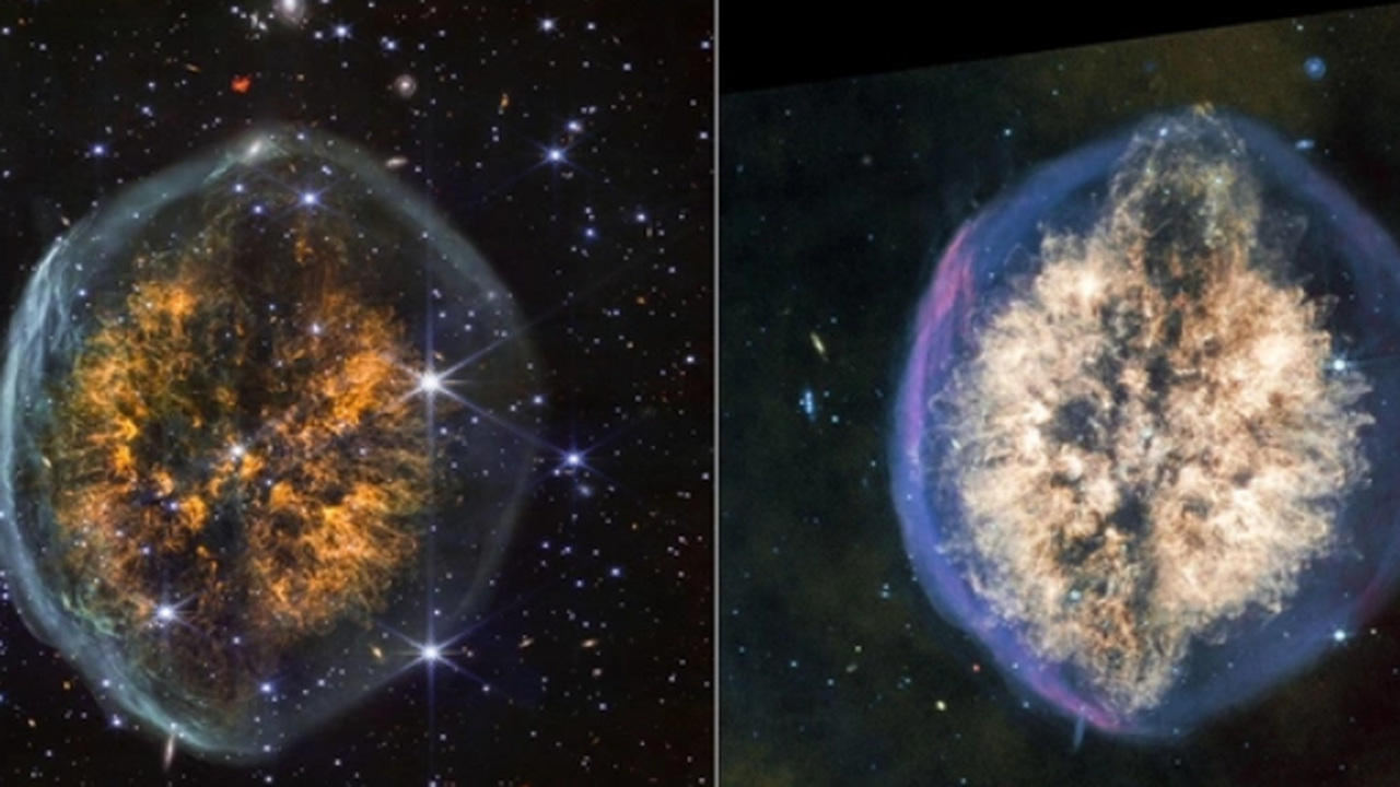 NASA представило новые инфракрасные снимки тума...