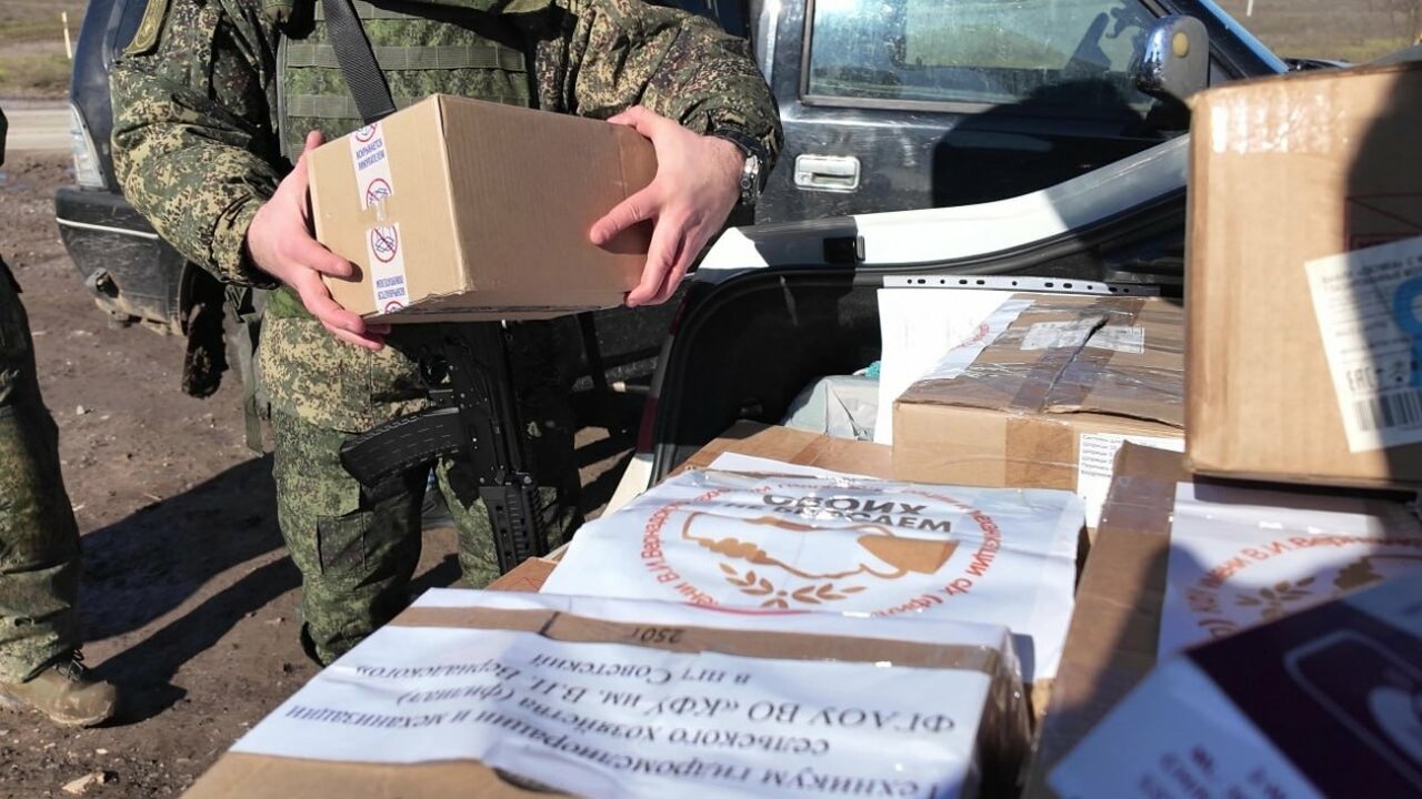 Из Крыма за зиму в зону СВО отправили более 20 тонн гуманитарной помощи Крымские активисты Народного фронта направили н...