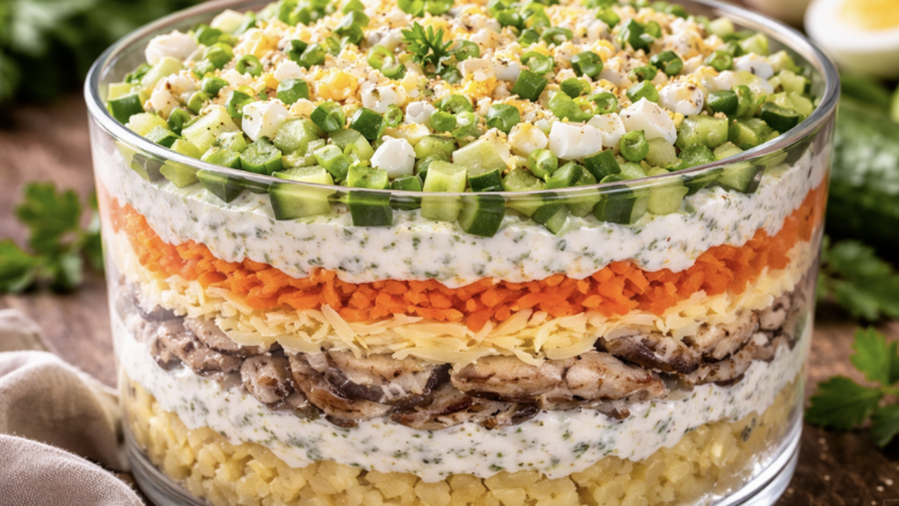 Салат «Амурский» без майонеза: облегчённый рецепт со шпротами Вариант популярного салата со шпротами можно пр...