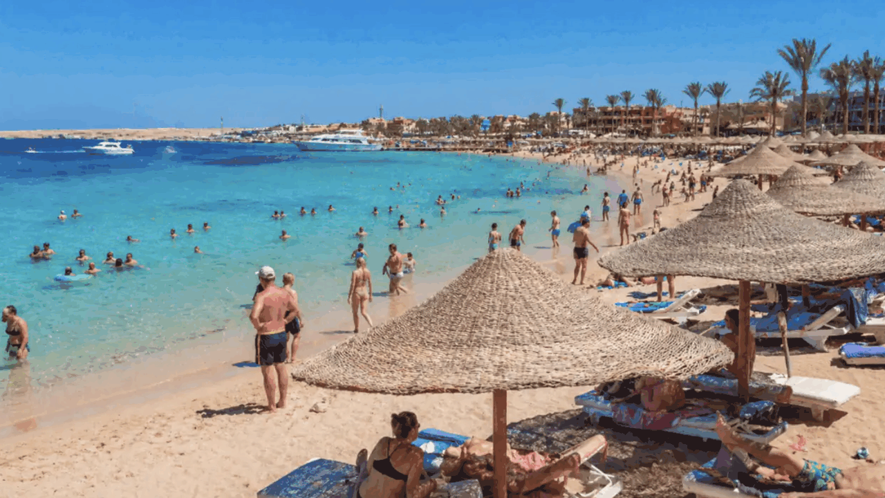 На побережьях Хургады и Сафаги отдыхающие зафик...
