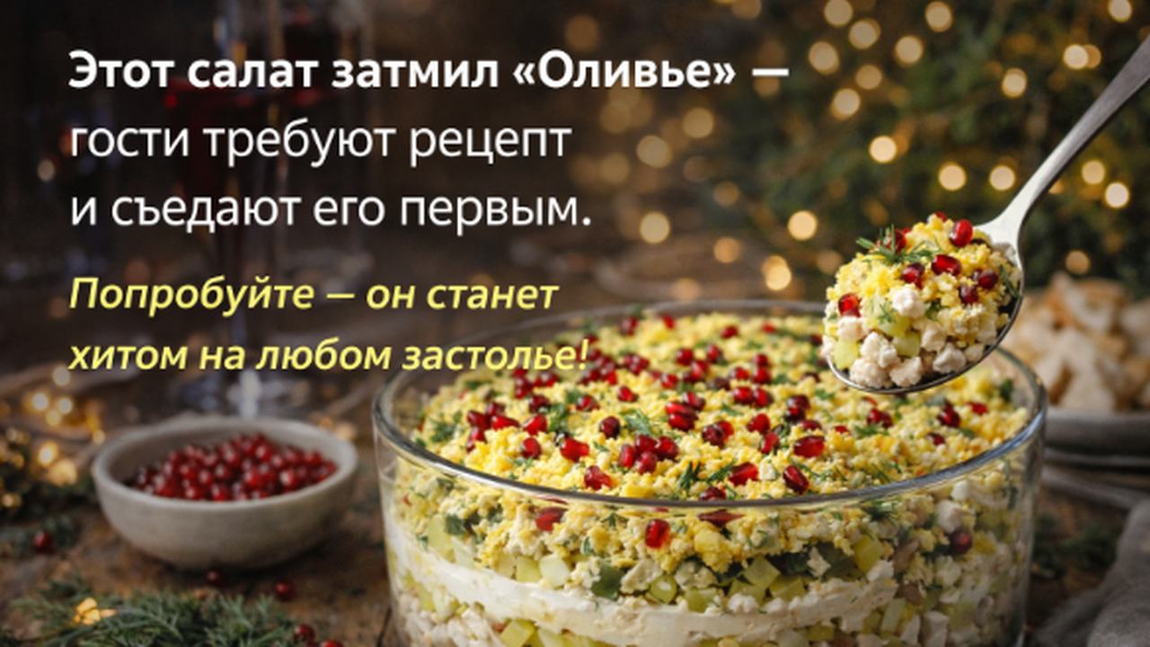 Есть блюда, которые годами остаются на празднич...