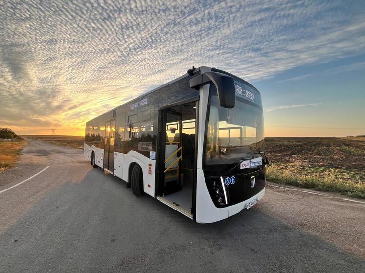  На маршрут Симферополь – Красное вышел новый пригородный автобус КАМАЗ 
