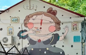 Симферопольский мурал "Графиня" стал жертвой ва...