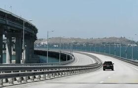 5 июля перекрыли Крымский мост для автомобилей